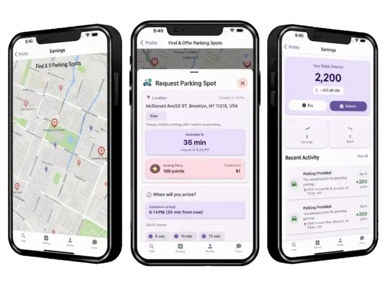 ParkingSwap Mobile App