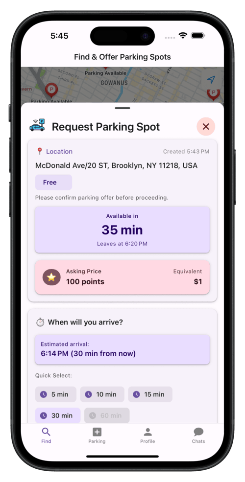 Request & Park